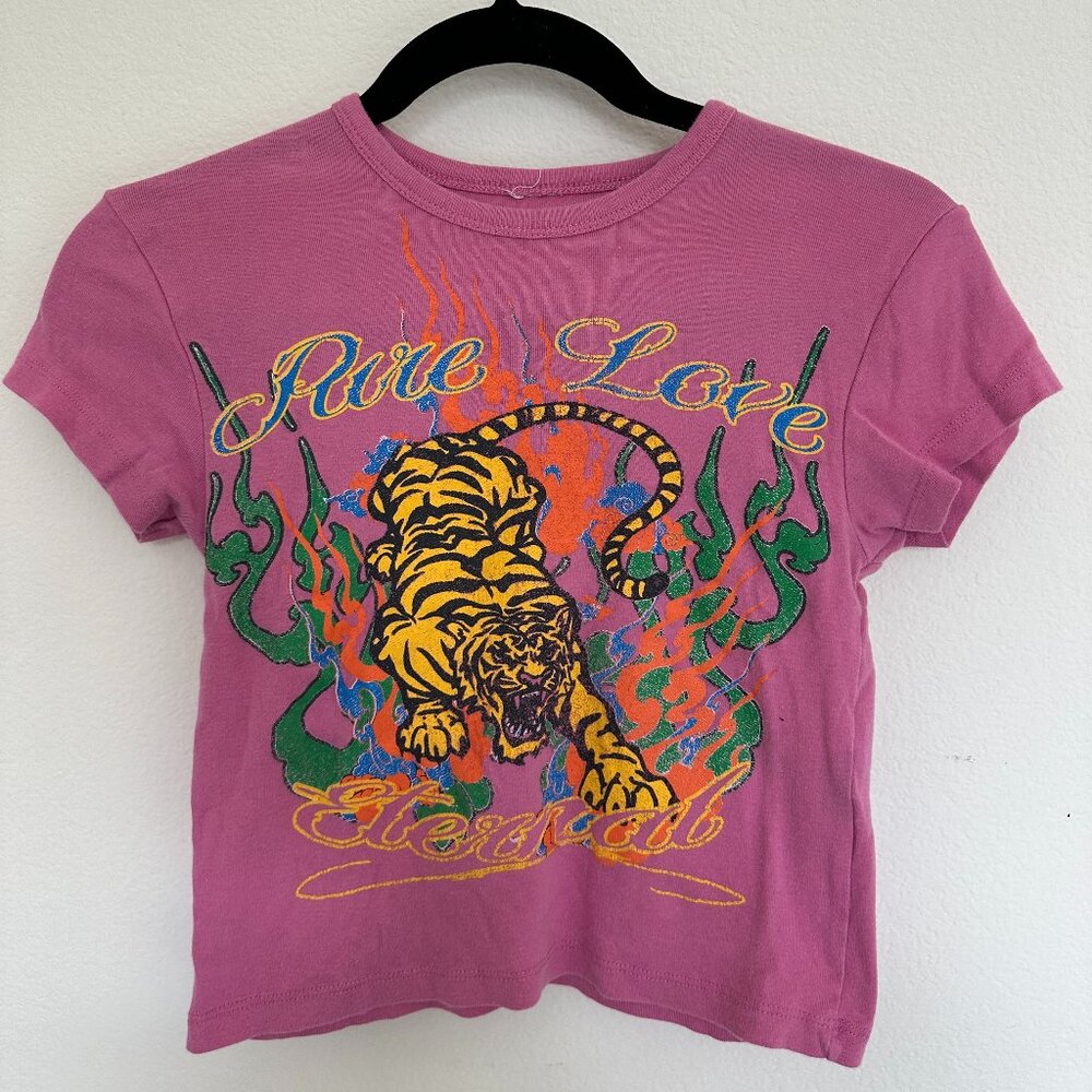 Urban Outfitters Cropped Graphic Tee